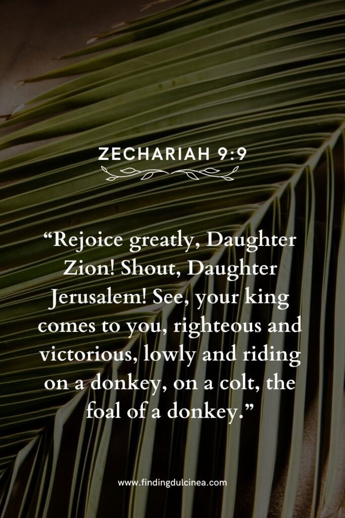bible verse for palm sunday