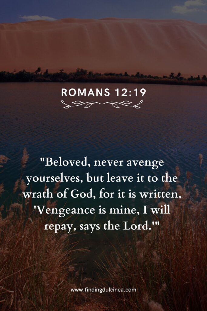 bible verse for revenge