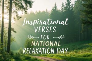 Inspirational Verses for National Relaxation Day